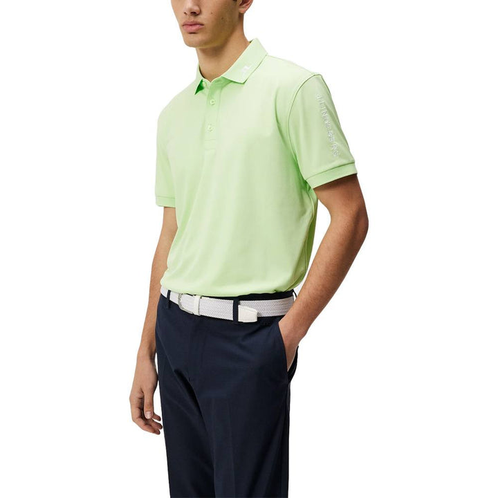 J.Lindeberg Tour Tech Slim Fit Golf Polo Paradise Green - 24