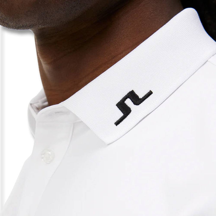 J.Lindeberg Tour Tech Slim Fit Golf Polo White - 24