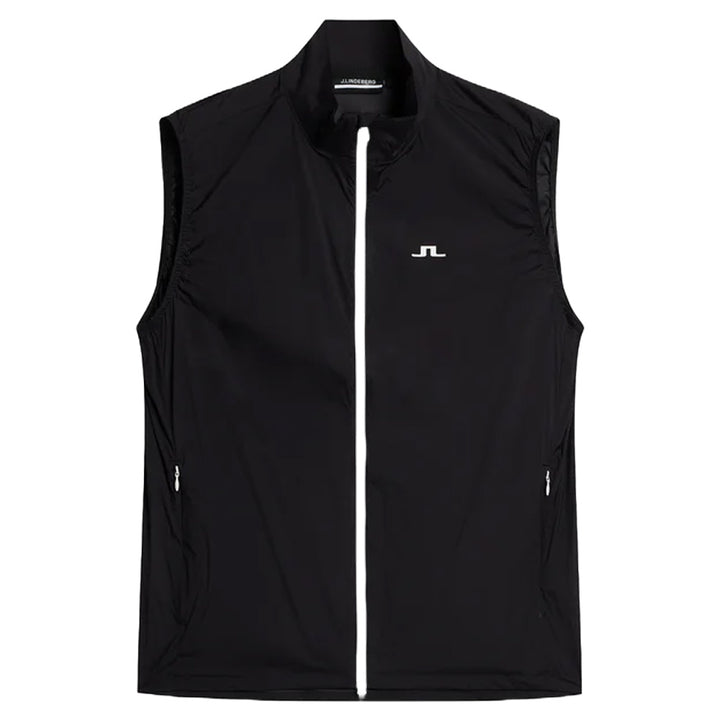J.Lindeberg Ash Light Packable Golf Vest Black - 24