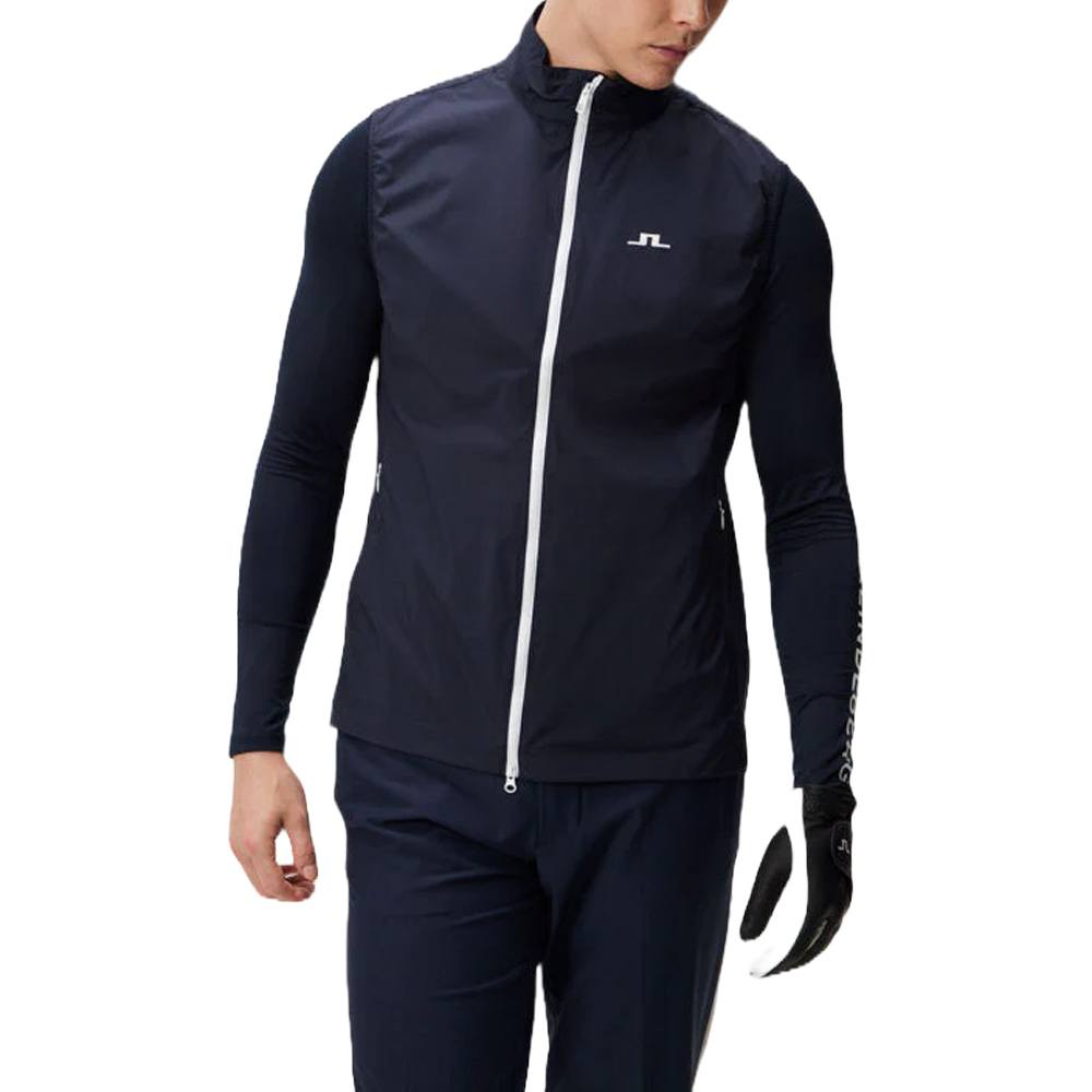 J.Lindeberg Ash Light Packable Golf Vest JL Navy - 24