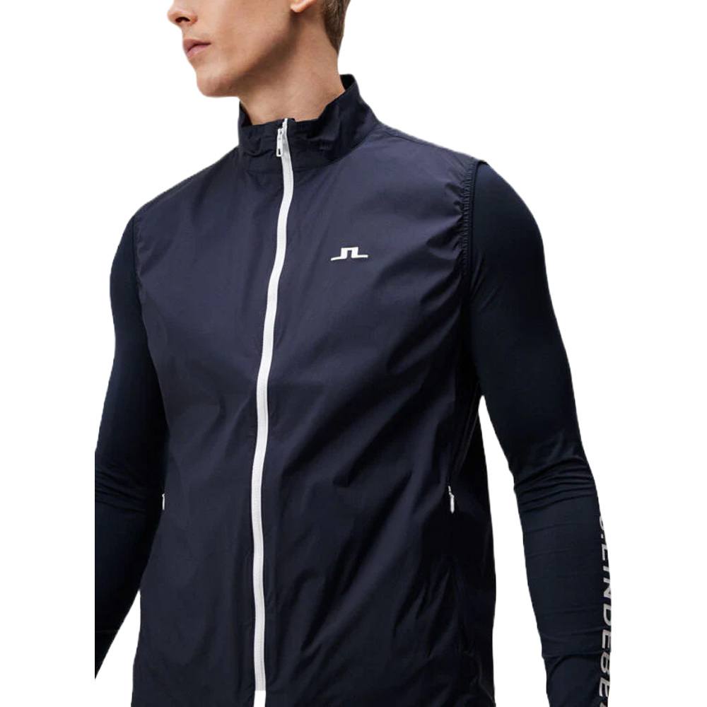 J.Lindeberg Ash Light Packable Golf Vest JL Navy - 24