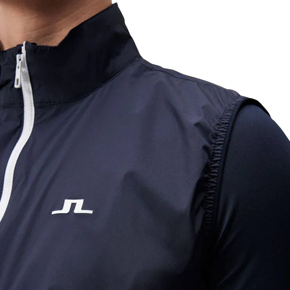 J.Lindeberg Ash Light Packable Golf Vest JL Navy - 24