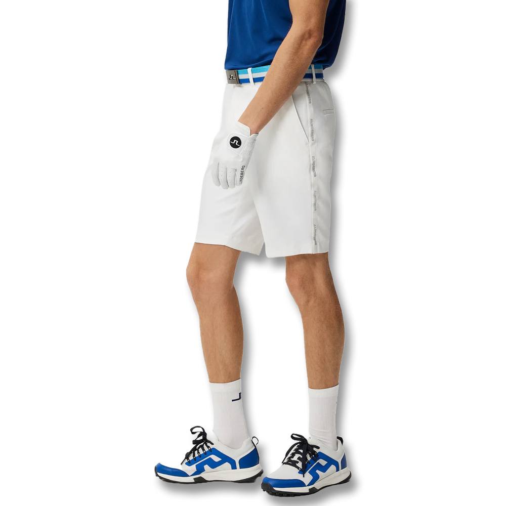 J.Lindeberg Stuart Stripe Golf Shorts White - SS24 Men – Golfio