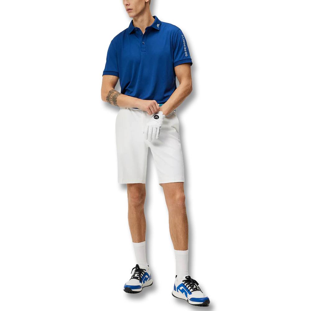 J.Lindeberg Stuart Stripe Golf Shorts White - SS24 Men – Golfio