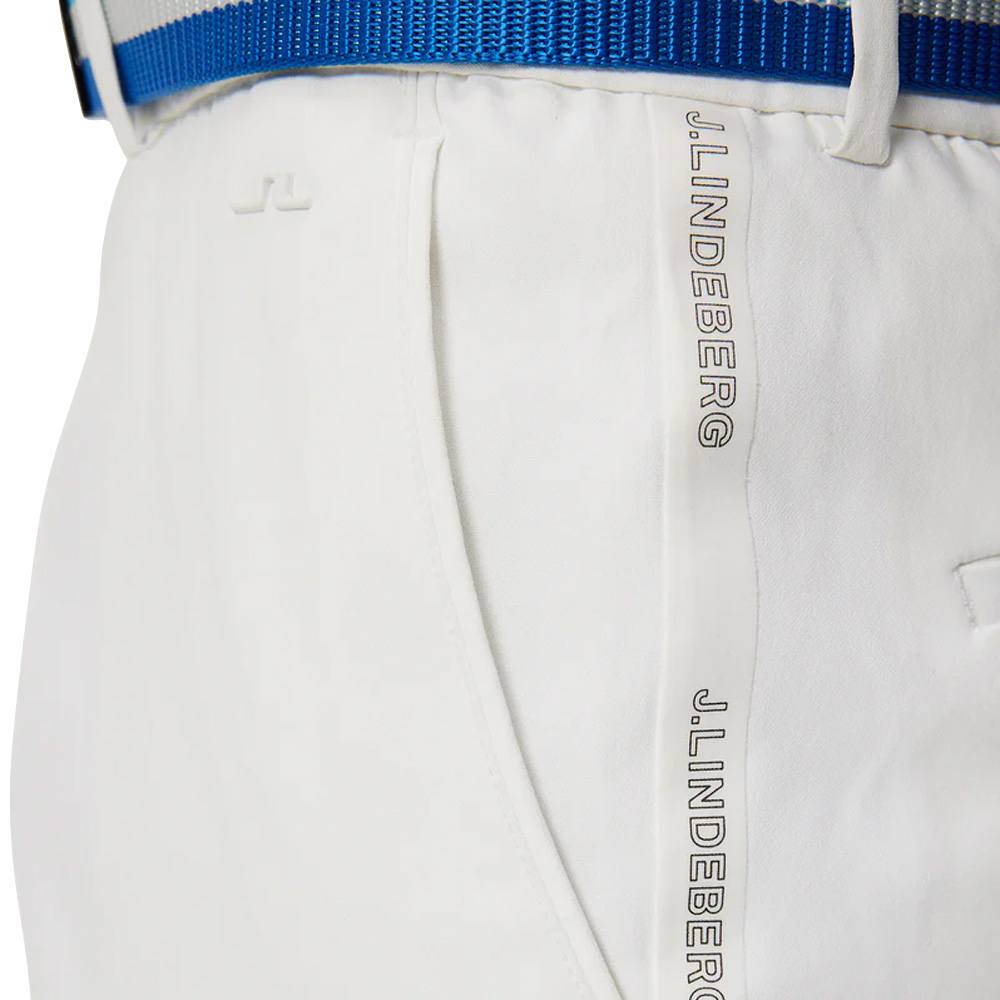 J.Lindeberg Stuart Stripe Golf Shorts White - SS24 Men – Golfio