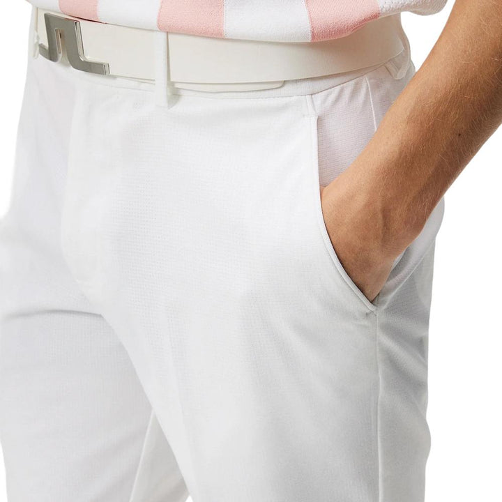 J.Lindeberg Vent Tight Golf Shorts White - SS24