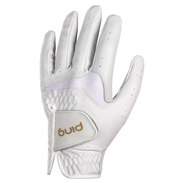 PING Sport Golf Glove White/Gold - 24 Women