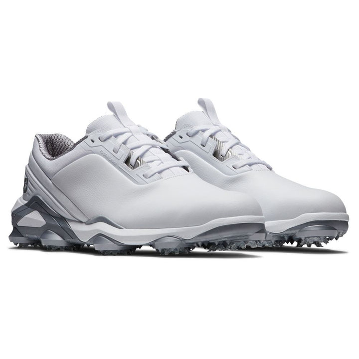 FootJoy Tour Alpha Golf Shoes White/Silver - 24 Men