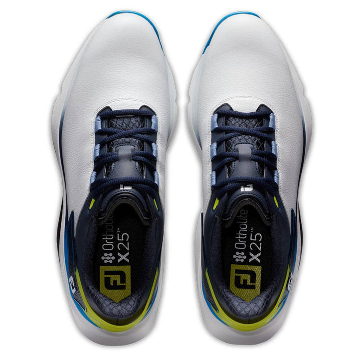 FootJoy ProSLX Spikeless Golf Shoes Previous Season Style White/Navy - 24 Men