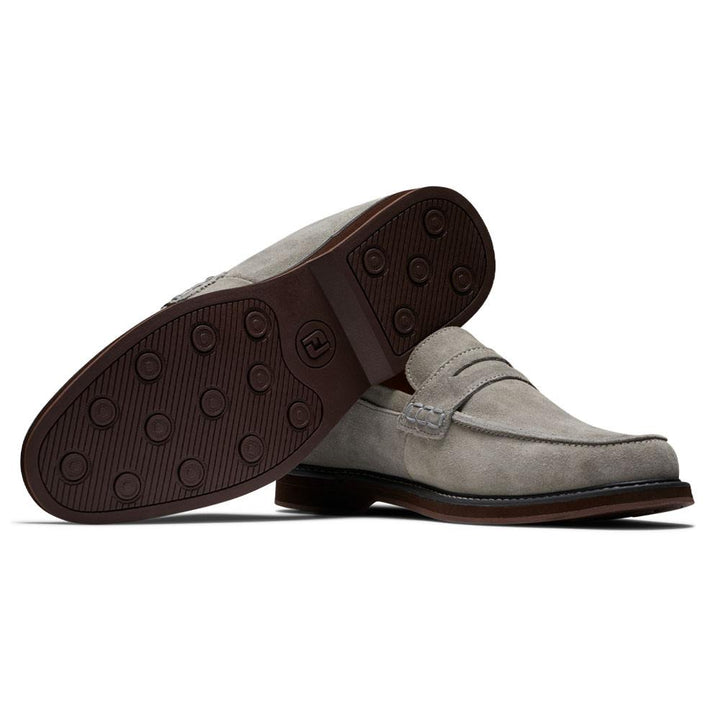 FootJoy Suede Loafer Casual Shoes Gray - 24 Men