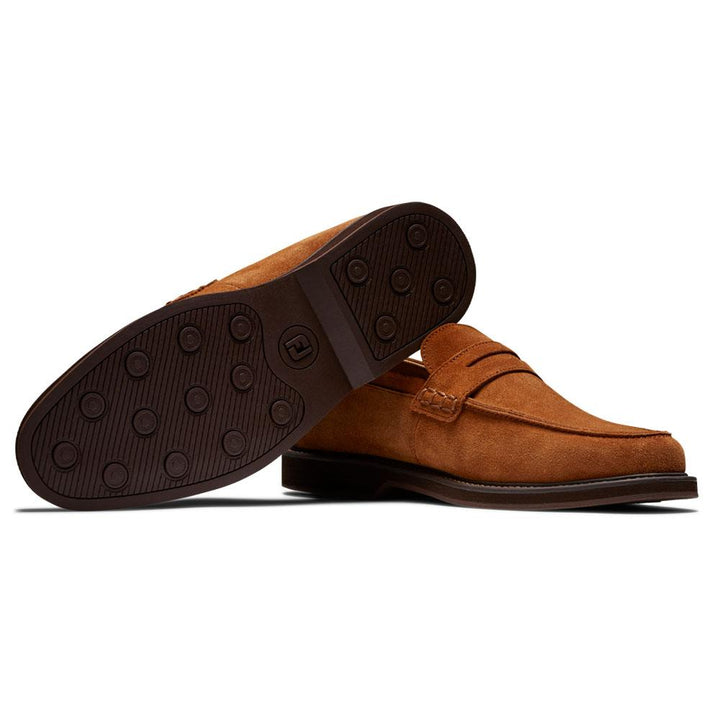 FootJoy Suede Loafer Casual Shoes Taupe - 24 Men