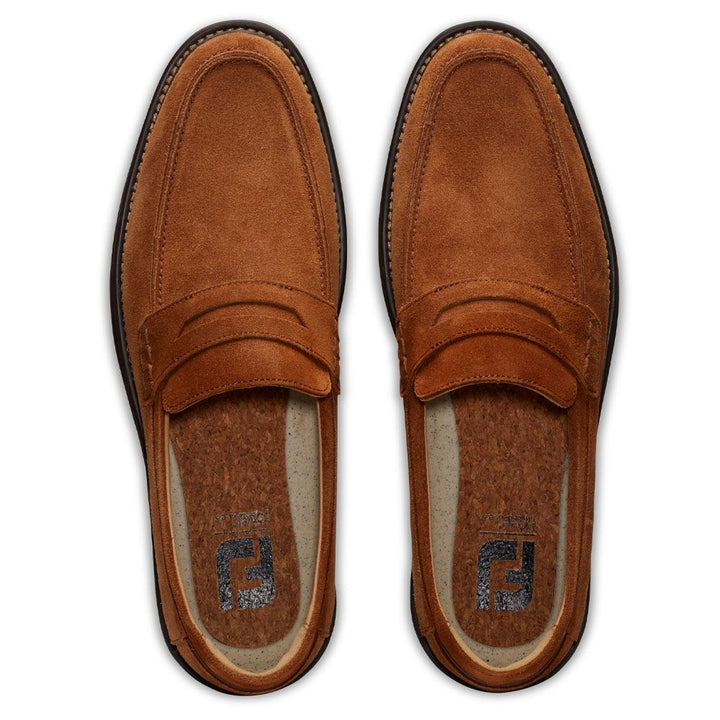 FootJoy Suede Loafer Casual Shoes Taupe - 24 Men