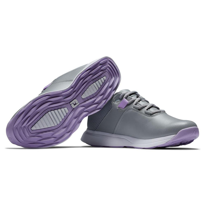 FootJoy ProLite Spikeless Golf Shoes Previous Season Style Gray/Lilac - 24 Women