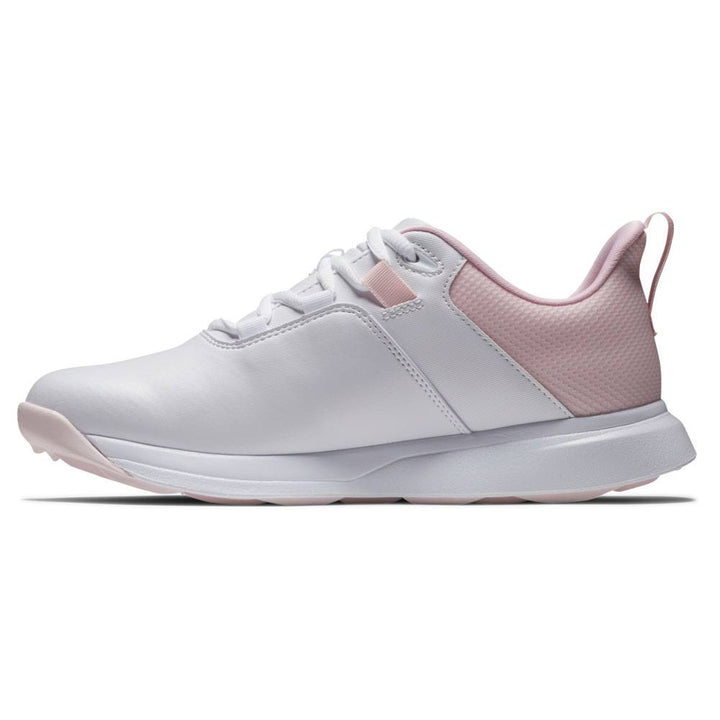 FootJoy ProLite Spikeless Golf Shoes Previous Season Style White/Pink - 24 Women