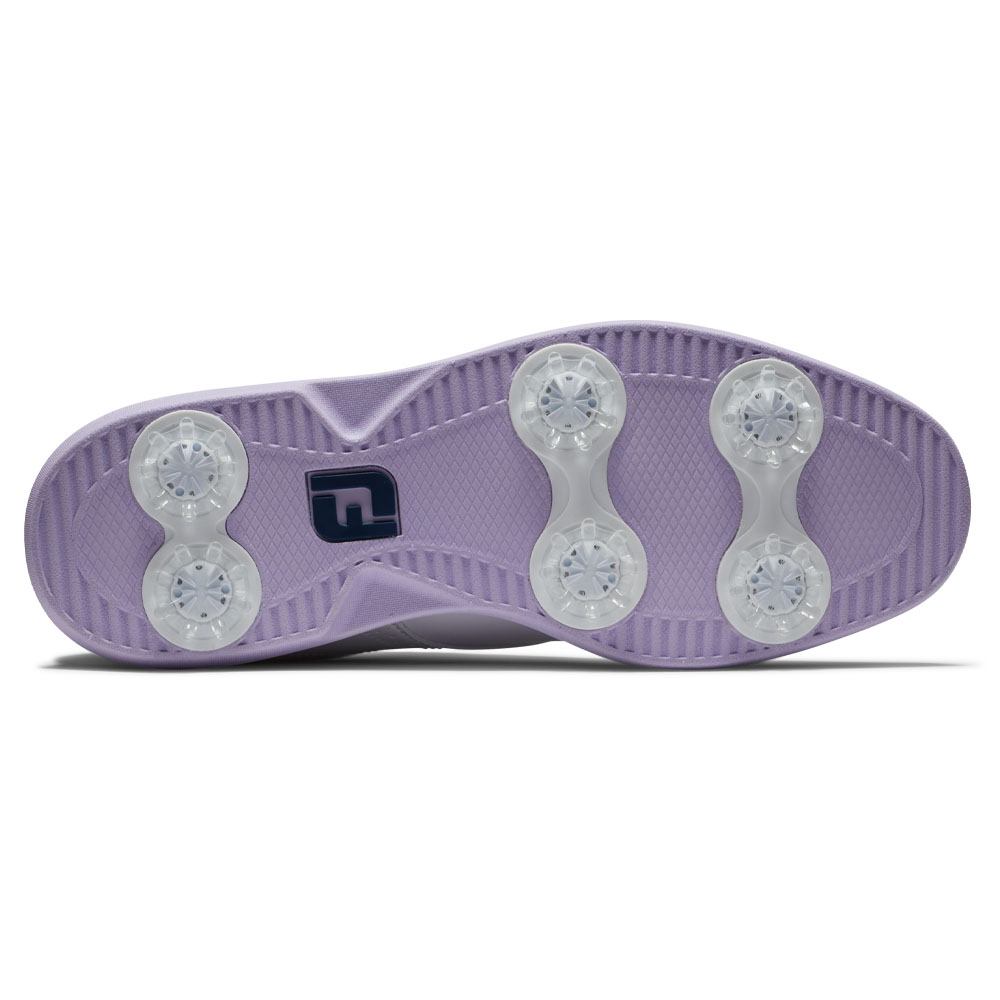 FootJoy Traditions Golf Shoes Previous Season Style White/Purple - 24 Women