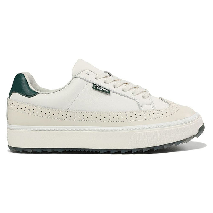Malbon Course Spikeless Golf Shoes White/Green/Cream - 24 Men