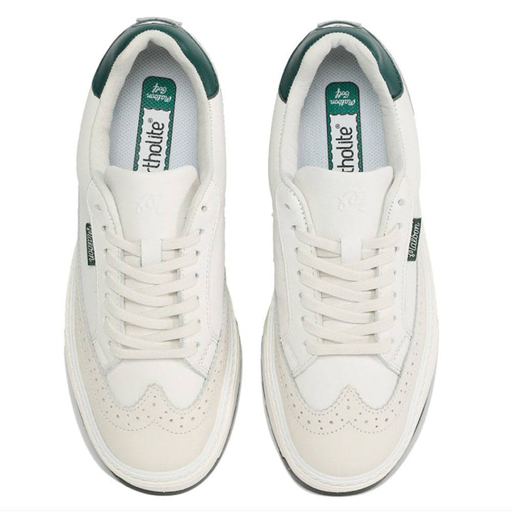 Malbon Course Spikeless Golf Shoes White/Green/Cream - 24 Men