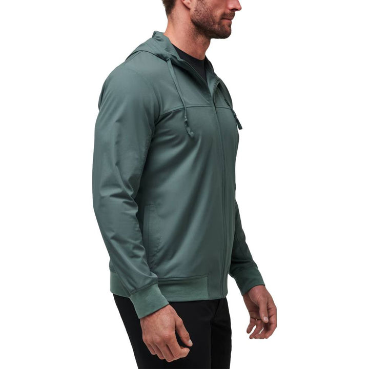 TravisMathew Wanderlust Hoodie Golf Jacket Balsam Green - FW24 Men