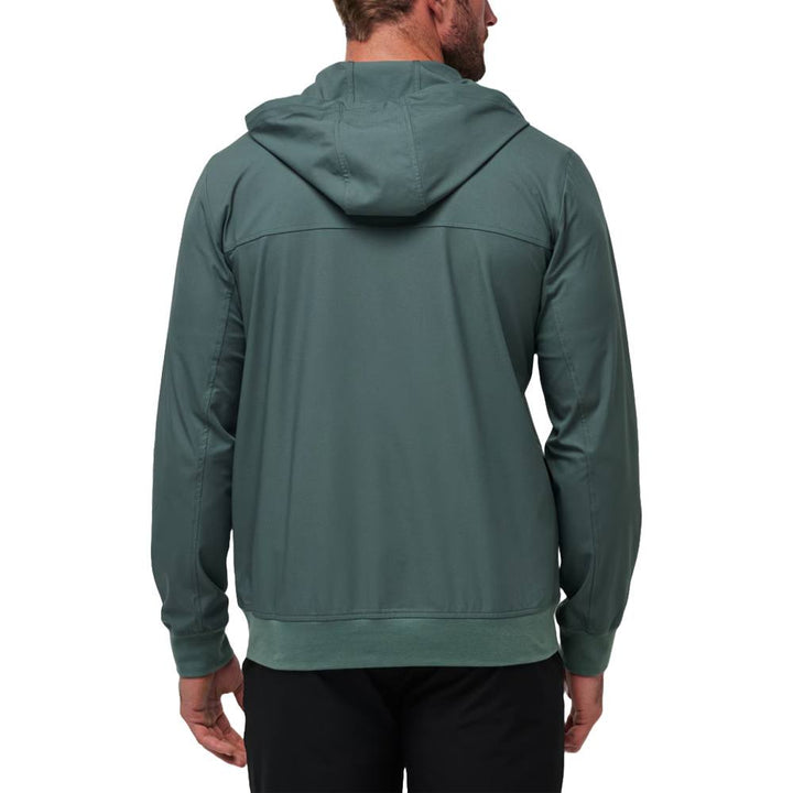 TravisMathew Wanderlust Hoodie Golf Jacket Balsam Green - FW24 Men