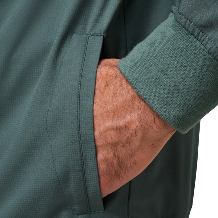 TravisMathew Wanderlust Hoodie Golf Jacket Balsam Green - FW24 Men