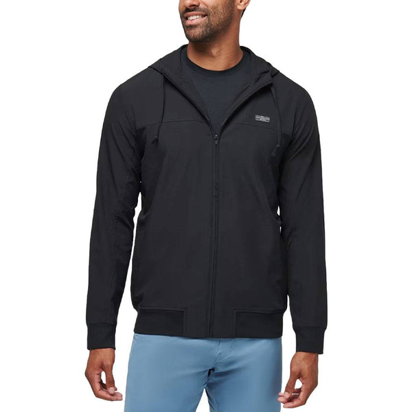 TravisMathew Wanderlust Hoodie Golf Jacket Black - FW24 Men