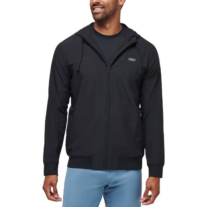 TravisMathew Wanderlust Hoodie Golf Jacket Black - FW24 Men