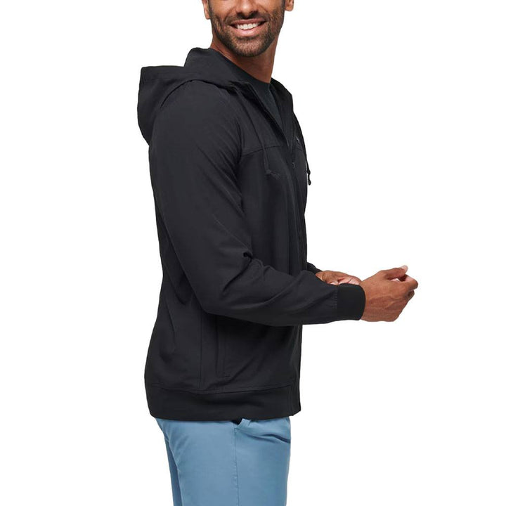 TravisMathew Wanderlust Hoodie Golf Jacket Black - FW24 Men