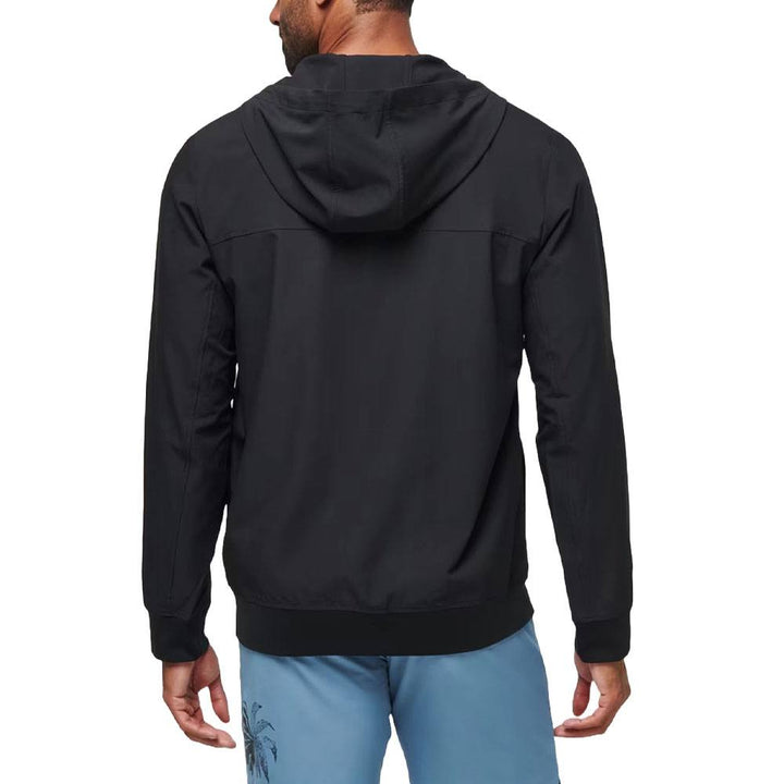 TravisMathew Wanderlust Hoodie Golf Jacket Black - FW24 Men