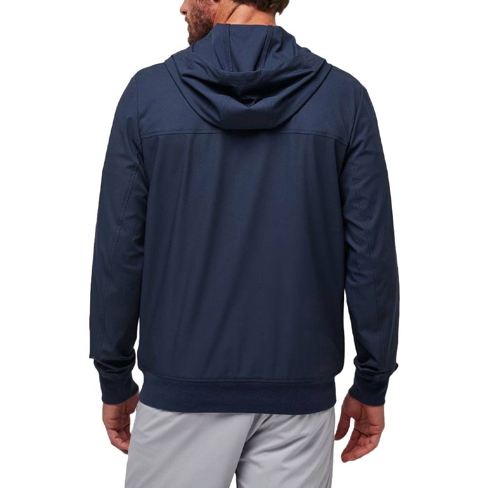 TravisMathew Wanderlust Hoodie Golf Jacket Mood Indigo - FW24 Men