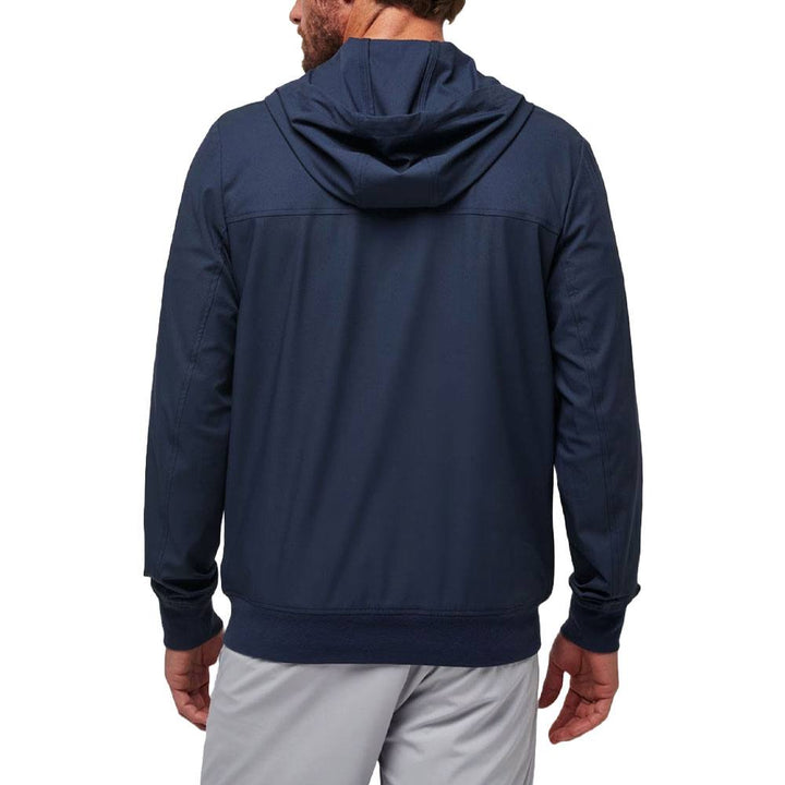 TravisMathew Wanderlust Hoodie Golf Jacket Mood Indigo - FW24 Men