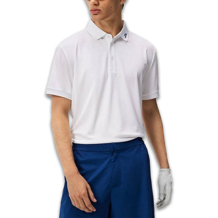 J.Lindeberg KV Print Regular Fit Golf Polo Dazzle Wave Estate - 24