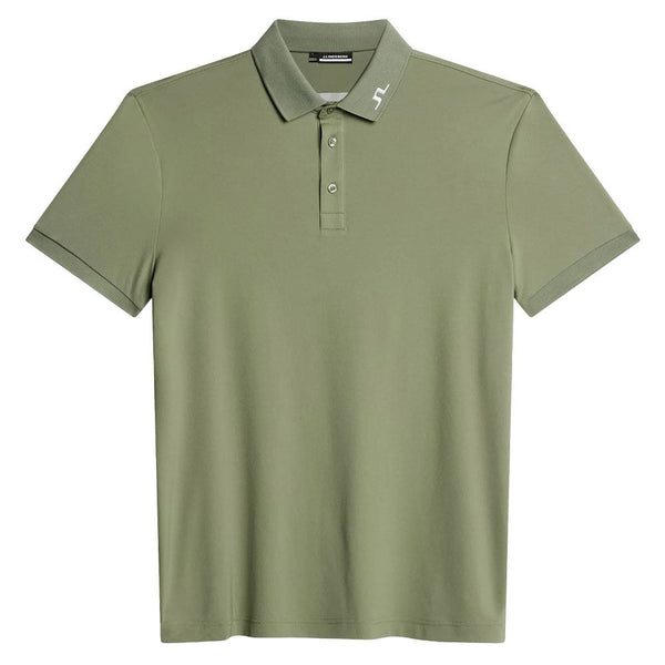 J.Lindeberg KV Print Regular Fit Golf Polo Dazzle Wave Moonbeam - 24