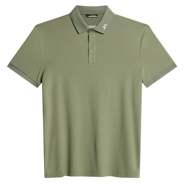 J.Lindeberg KV Print Regular Fit Golf Polo Dazzle Wave Moonbeam - 24