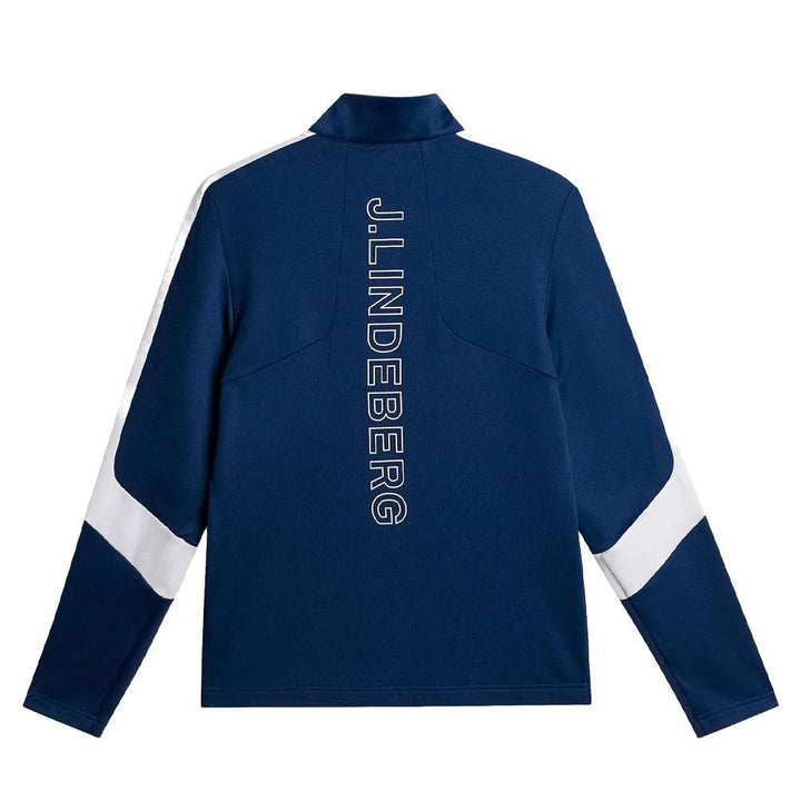 J.Lindeberg Carl Mid Layer Golf Pullover Estate Blue - 24
