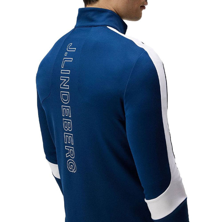 J.Lindeberg Carl Mid Layer Golf Pullover Estate Blue - 24