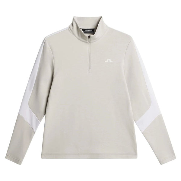 J.Lindeberg Carl Mid Layer Golf Pullover Moonbeam - 24