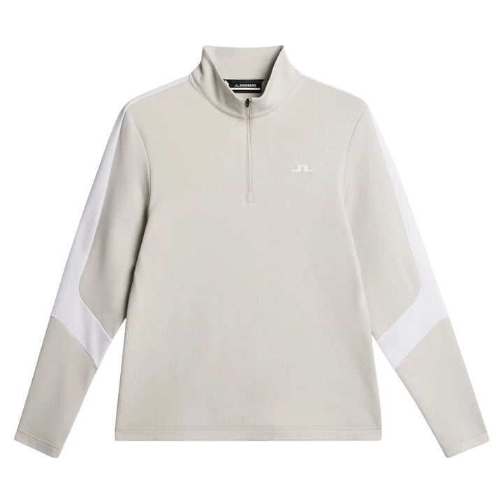 J.Lindeberg Carl Mid Layer Golf Pullover Moonbeam - 24