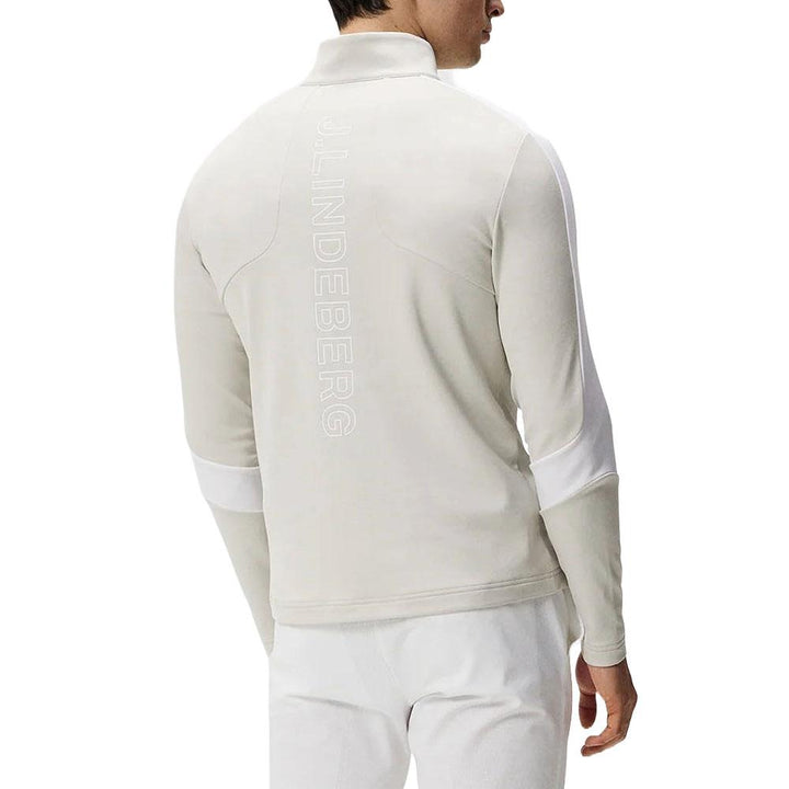 J.Lindeberg Carl Mid Layer Golf Pullover Moonbeam - 24