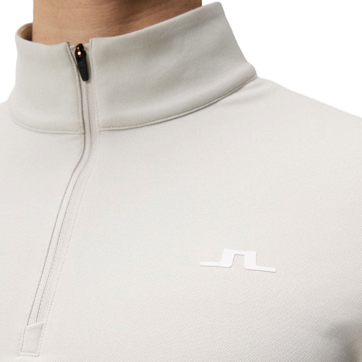 J.Lindeberg Carl Mid Layer Golf Pullover Moonbeam - 24