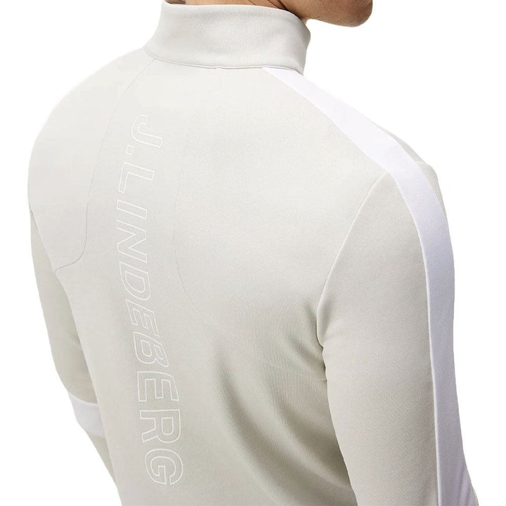J.Lindeberg Carl Mid Layer Golf Pullover Moonbeam - 24