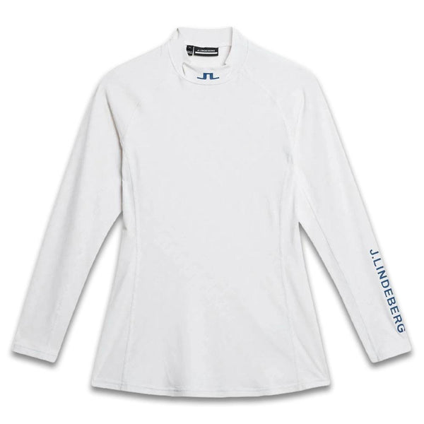 J.Lindeberg Eliza Top Golf Baselayer Bias Bridge White - 24 Women