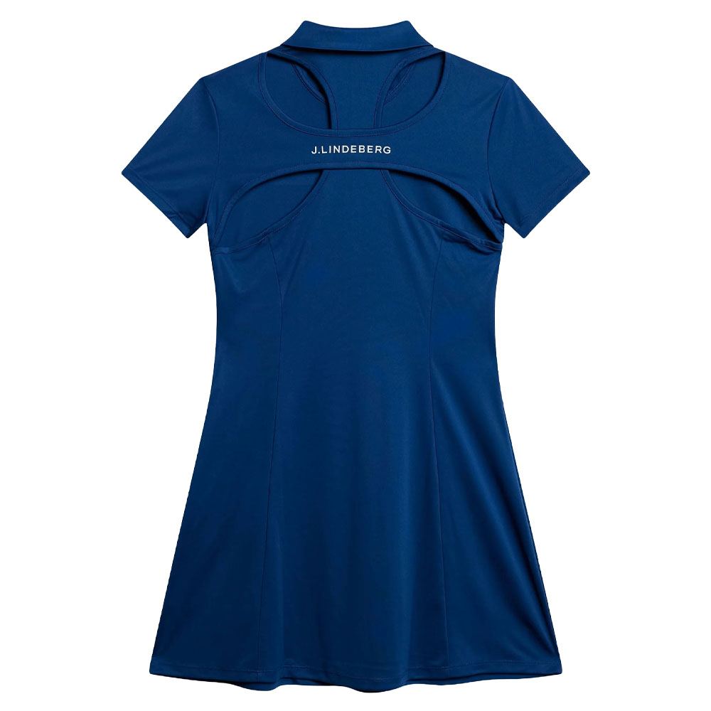 J.Lindeberg Tinsley Golf Dress Estate Blue - SP24 Women Golfio J.Lindeberg Tinsley Golf Dress Estate Blue - SP24 Women Golfio