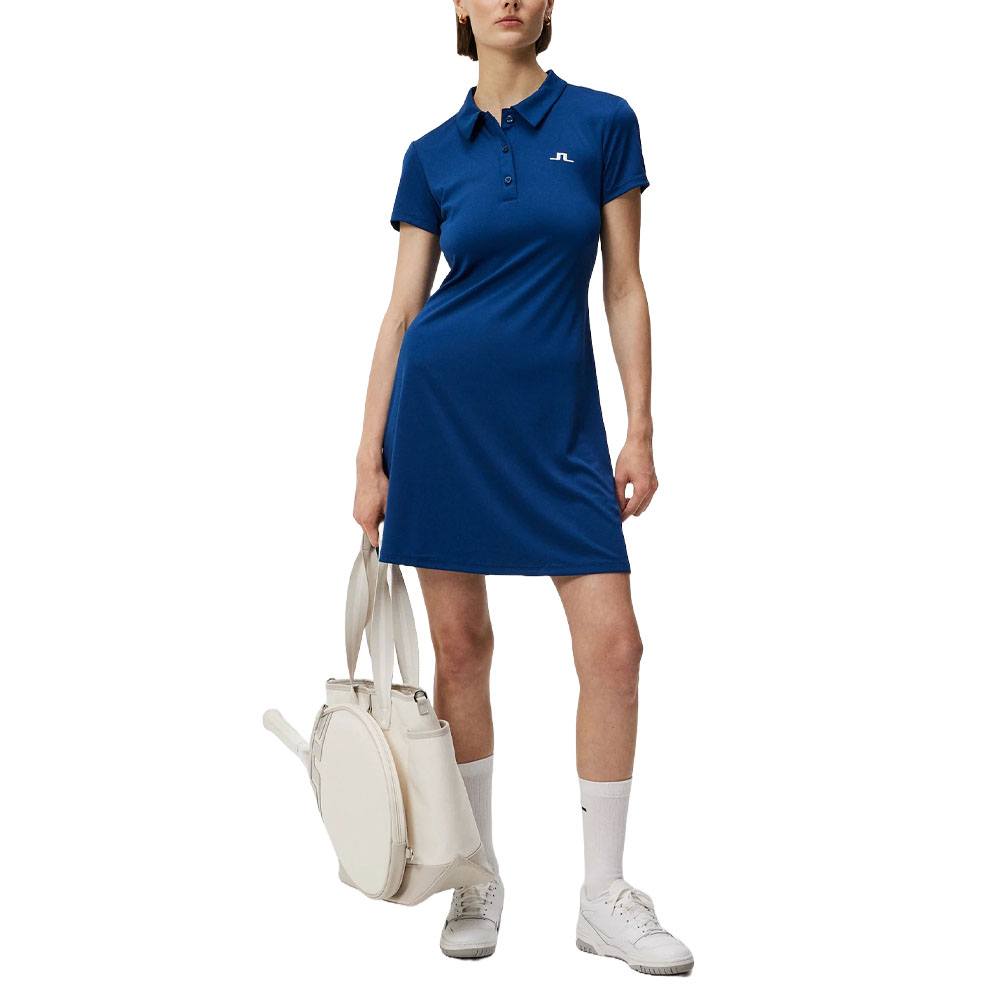 J.Lindeberg Tinsley Golf Dress Estate Blue - SP24 Women  Golfio
