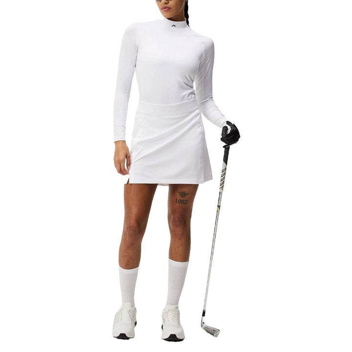 J.Lindeberg Amelie Mid Golf Skirt White - 24 Women