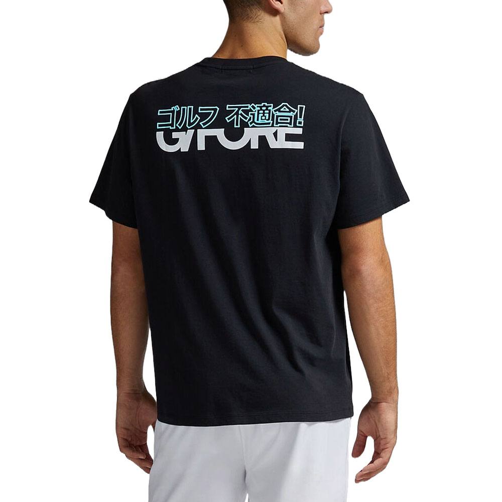 Gfore J/Fore Cotton Tee Golf Shirt Onyx - FA24