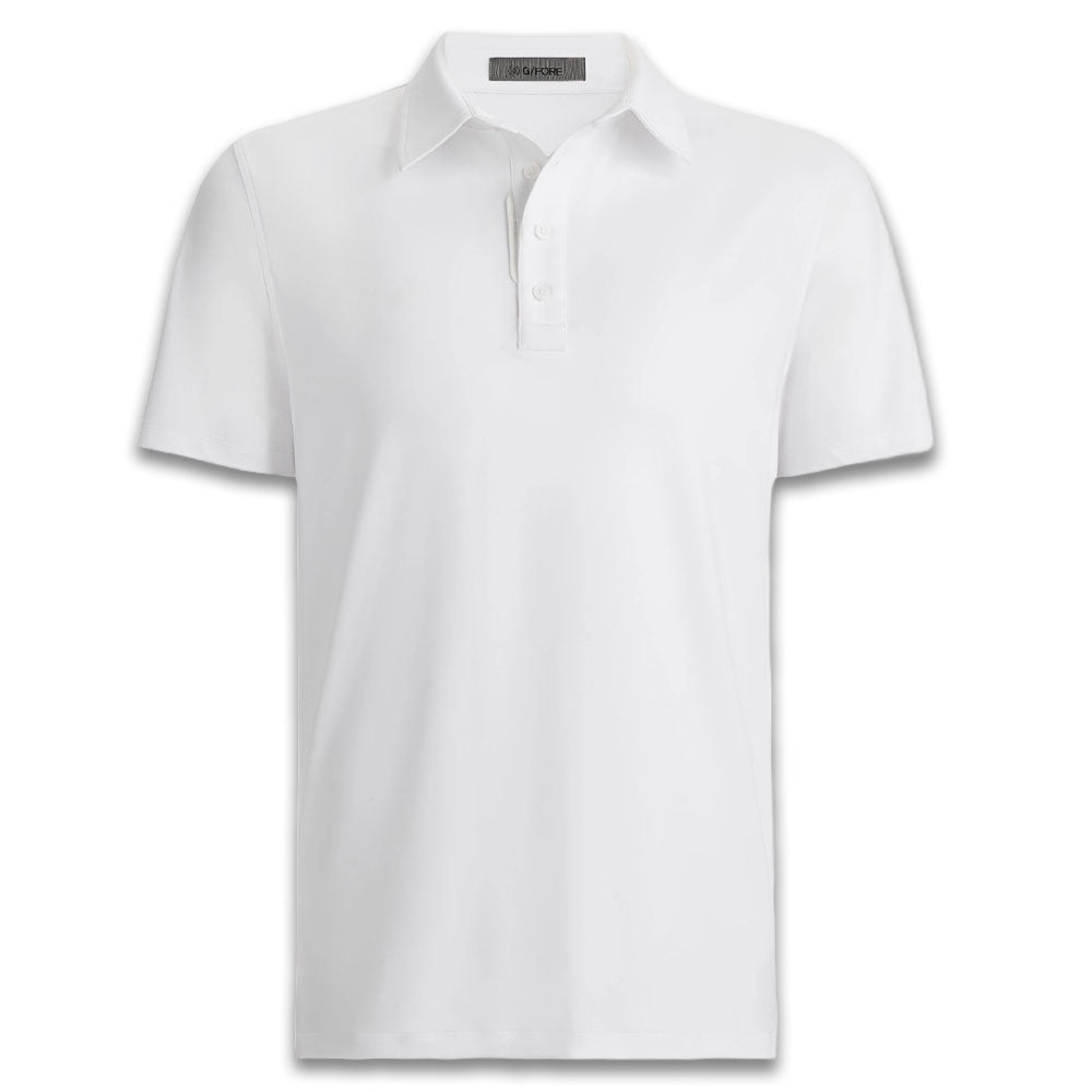 Gfore G/Tab Essential Tech Jersey Golf Polo Snow - FA24