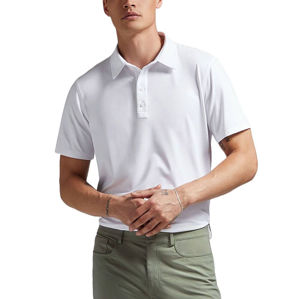 Gfore G/Tab Essential Tech Jersey Golf Polo Snow - FA24