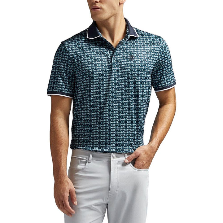 Gfore G Link Tech Jersey Golf Polo Fountain - FA24