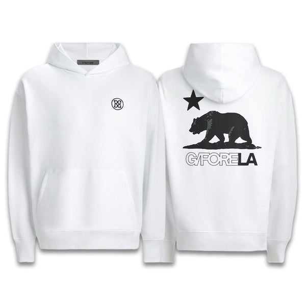 Gfore LA Oversized French Terry Hoodie Golf Jacket Snow - FA24