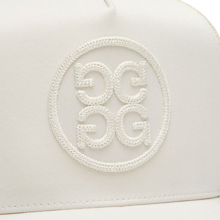 Gfore Soutache Knit Interlock Tall Trucker Golf Cap Stone - FA24